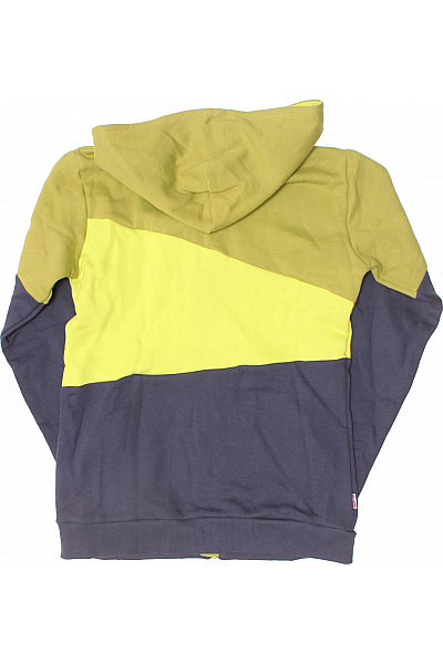 TROLLKIDS Dívčí celorozepínací mikina tříbarevná žlutá zelená tmavěmodrá Velikost 176 | TROLLKIDS | obrázek 3