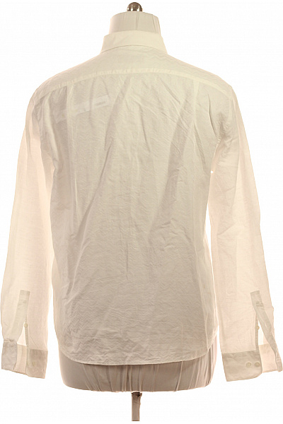 MISSONI Pánská bílá košile dlouhý rukáv elegantní volná business Velikost 52 | MISSONI | obrázek 2