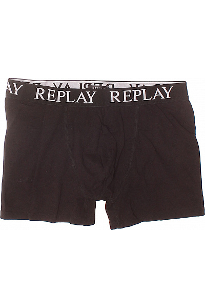 Pánské Spodní Prádlo Bavlněné Černé REPLAY