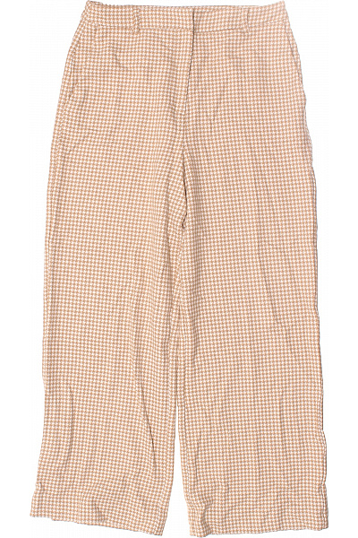 Dámské Kalhoty Béžové Second Hand Vel. 40