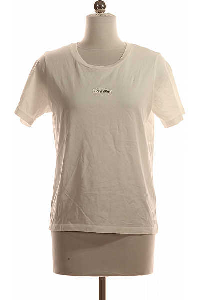 Calvin Klein Dámské Tričko Bílé Second Hand Vel. XS