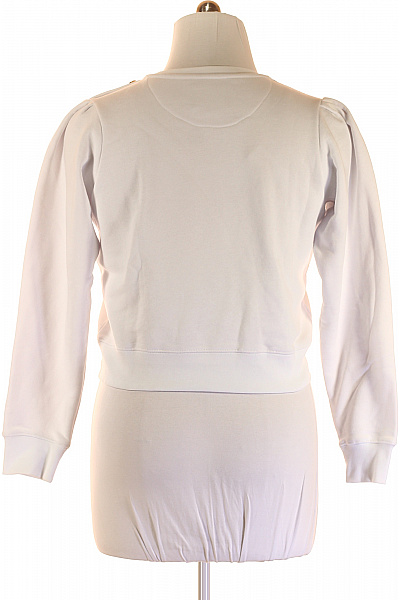 Dámská Mikina Bez Zapínání Bílá VERSACE Vel. L