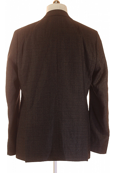 Eduard Dressler Pánské Volnočasové Sako Vlněné Šedé