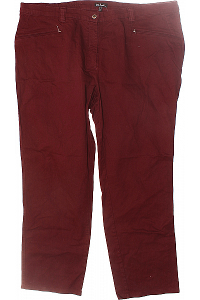 Ulla Popken Boyfriend Dámské Džíny Vínová Vel. 54