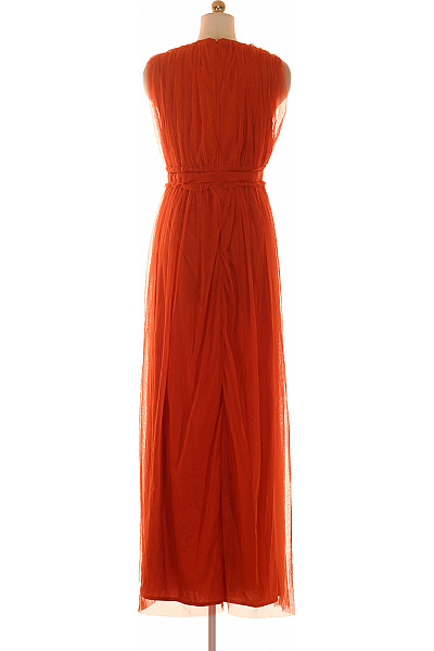 MAYA  Deluxe Společenské Šaty Hnědé Vel.  46 | MAYA  Deluxe  | obrázek 2