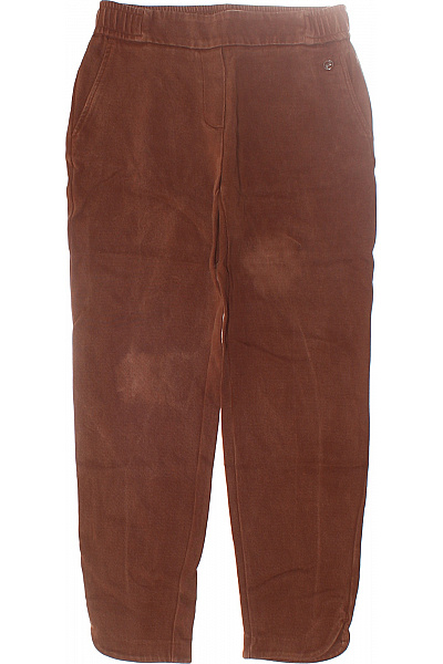 COMMA Dámské Kalhoty Rovné Hnědé Vel. 34
