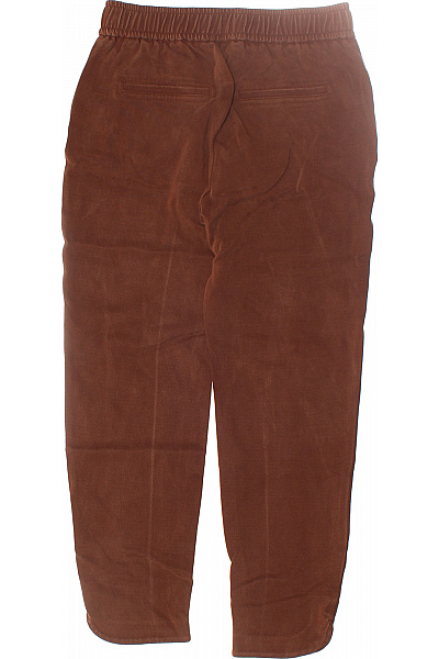 COMMA Dámské Kalhoty Rovné Hnědé Vel. 34