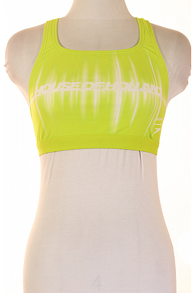 Dámská sportovní podprsenka žlutá s potiskem Velikost 36 | Unimoda | obrázek 2