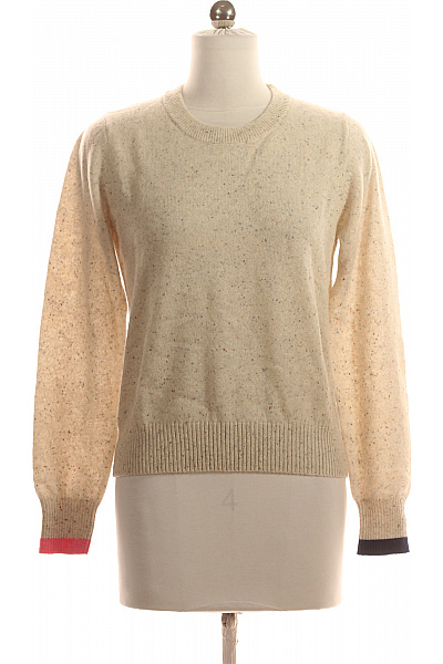Dámský Pulovr Kašmírový Béžový Vel. XS