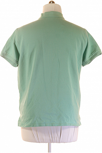 Pánské Tričko s Límečkem Zelené Ralph Lauren Vel. XL