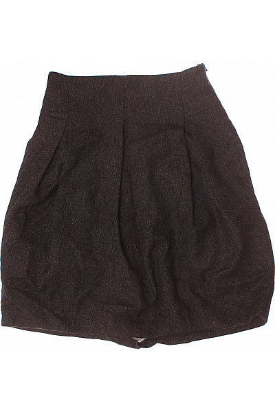 Balonová  Sukně Vlněná Šedá Massimo Dutti Vel. 38