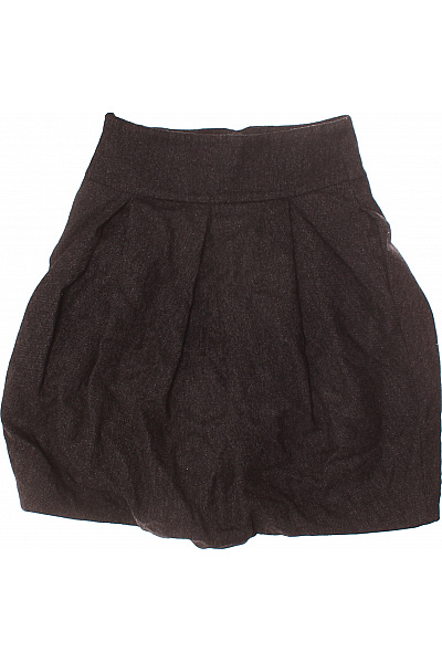 Balonová  Sukně Vlněná Šedá Massimo Dutti Vel. 38