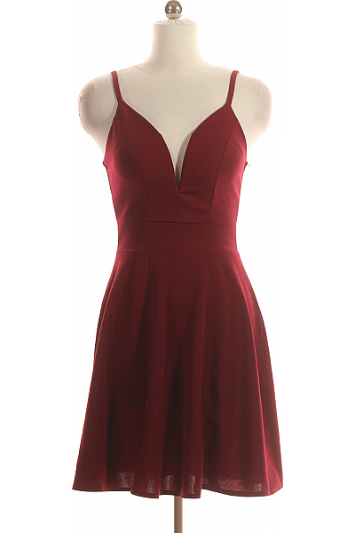 Společenské  Šaty Vínová Wal G Vel. XS