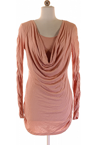 Jednoduché Dámské Tričko Růžové Vel. 36/38 | BODY FLIRT | obrázek 2