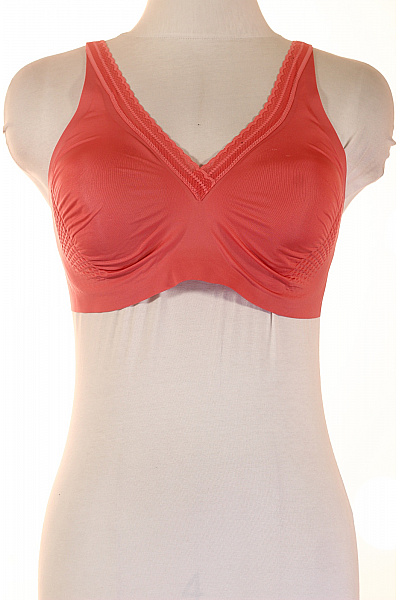 Sloggi Dámská Bezešvá Krajková Podprsenka Růžová Hladká Vel. M