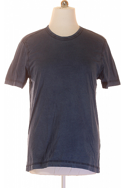 Hugo Boss Jednoduché Pánské Tričko Modré Vel. XL