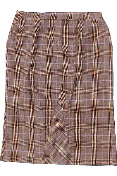 Whistles Sukně Vlněná Hnědá