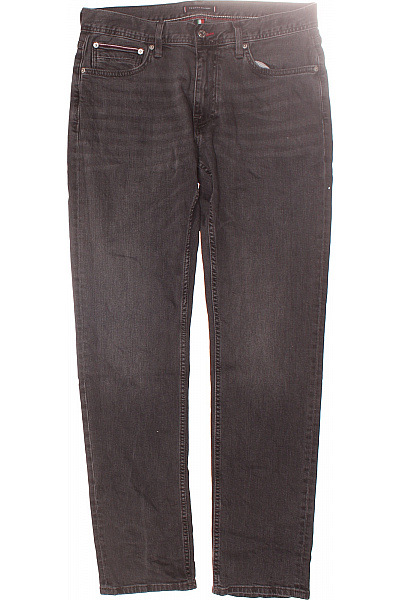 TOMMY HILFIGER Pánské Rovné Džíny Šedé Vel. 34/34