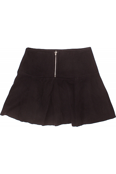 Sukně Vlněná Černá Bruuns Bazaar Second hand Vel. 42