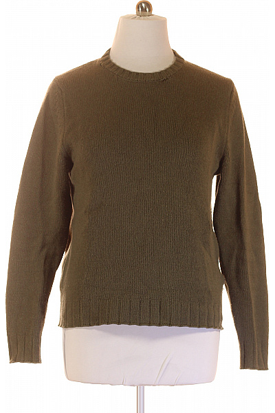 MAERZ Pánský Pulovr Vlněný Khaký Second Hand Vel. 50