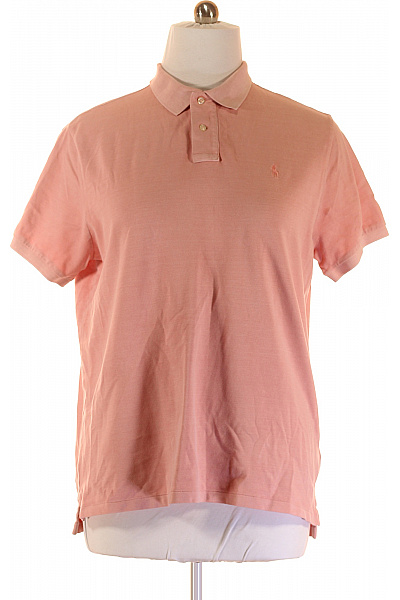 Pánské Tričko Růžové Ralph Lauren Vel. XL
