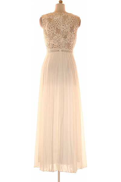 Společenské  Šaty Bílé Vel.  40 | APART | obrázek 2