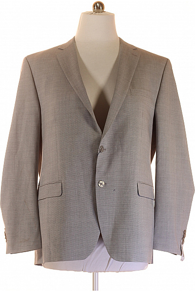 Společenské Pánské Sako Šedé Second hand Vel. 56