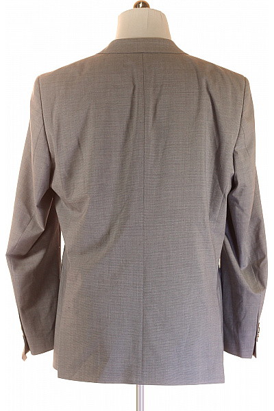 Společenské Pánské Sako Šedé Second hand Vel. 56
