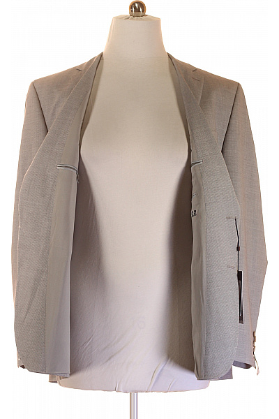 Společenské Pánské Sako Šedé Second hand Vel. 56