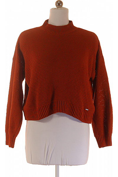 Hollister Dámský Svetr Hnědý Second Hand Vel. M