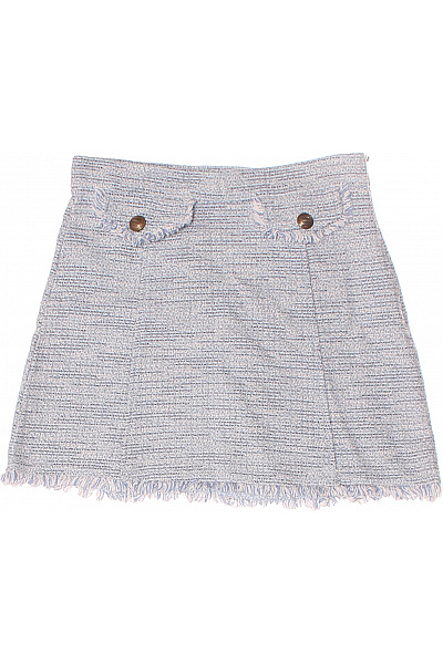  Sukně áčková Modrá ZARA Vel. S