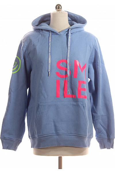 Dámská Mikina Bez Zapínání Modrá Zwillingsherz Vel. S/M