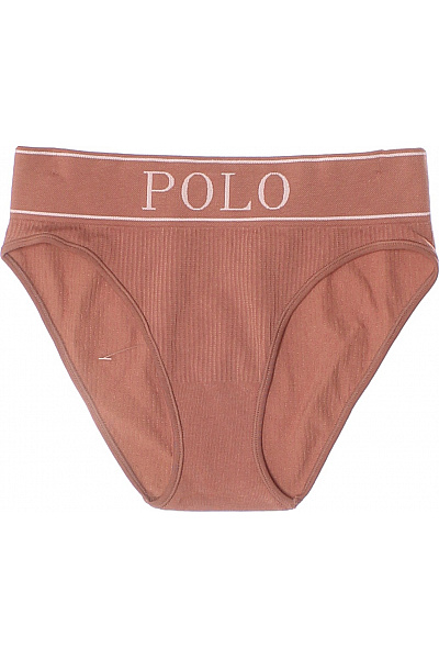 Ralph Lauren Dámské Kalhotky Hnědé Second hand Vel. S