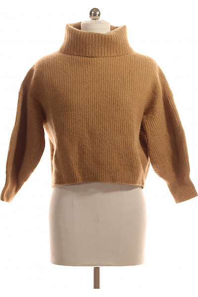 S.OLIVER Dámský Svetr Vlněný Hnědý Vel. 36