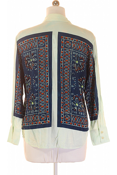Scotch & Soda Dámská světlezelená košile s dlouhým rukávem vzorovaná ležérní Velikost 36 | Scotch & Soda | obrázek 3
