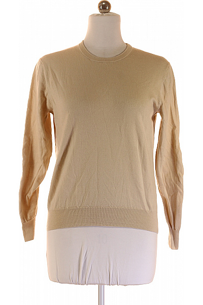 Dámský Pulovr Vlněný Béžový HACKETT Vel. L