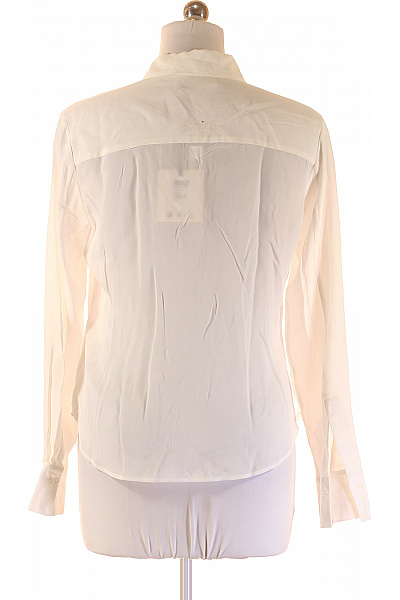 BLUGIRL Dámská bílá acetátová elegantní košile s dlouhým rukávem Vel. 40 | BLUGIRL | obrázek 2