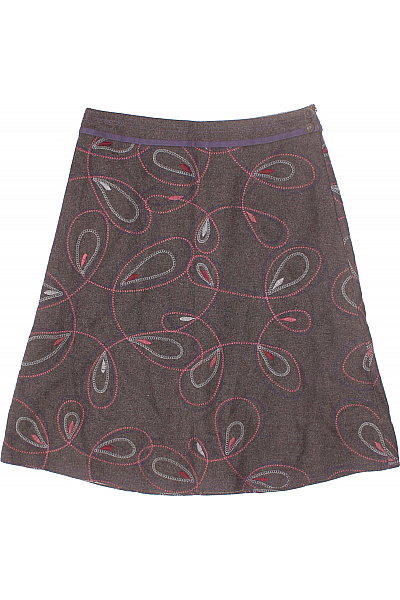 White Stuff  Sukně áčková Vlněná Šedá