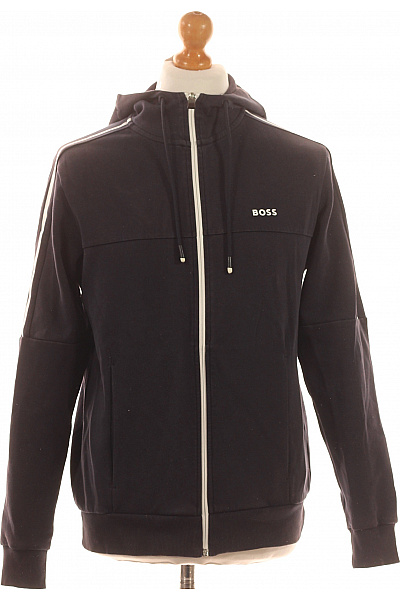 Pánská Mikina Na Zip Černá Hugo Boss Second hand Vel. S | Hugo Boss | obrázek 2