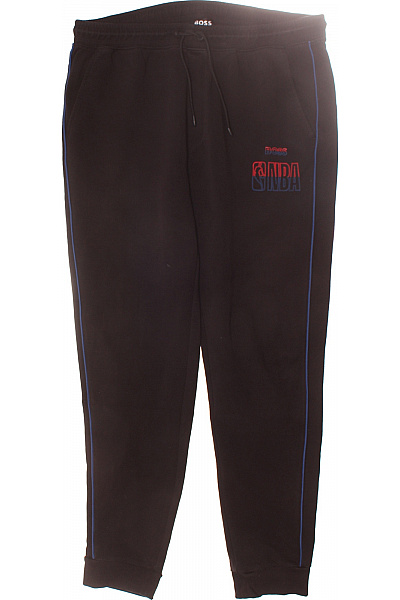 Pánské Kalhoty Černé Hugo Boss Vel. XL