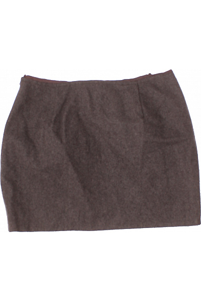 Balonová  Sukně Vlněná Šedá J.CREW