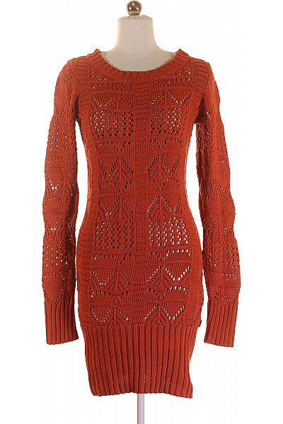 OBJECT  Šaty Pletené Hnědé Vel. S