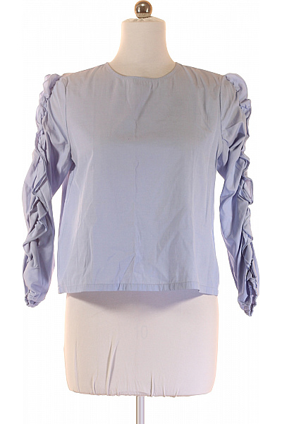 MANGO Společenská  Halenka Modrá Second hand Vel. L