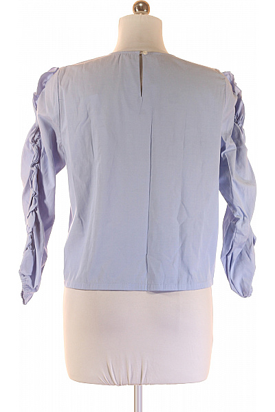 MANGO Společenská  Halenka Modrá Second hand Vel. L