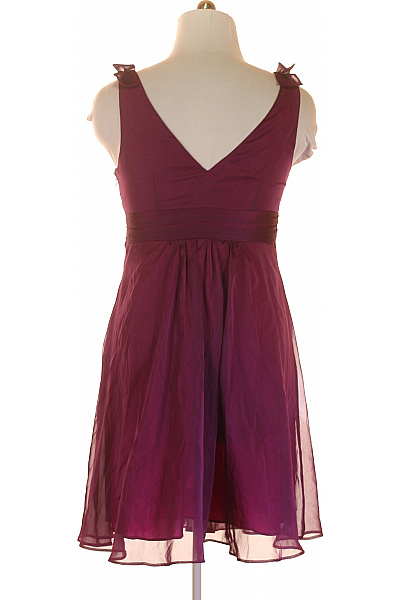 Společenské  Šaty Fialové Mos Mosh Vel. L