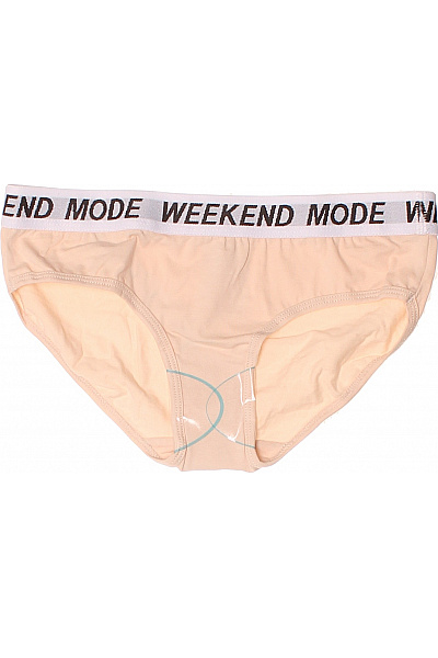 Dámské Kalhotky Béžové Weekday Second Hand Vel. XS