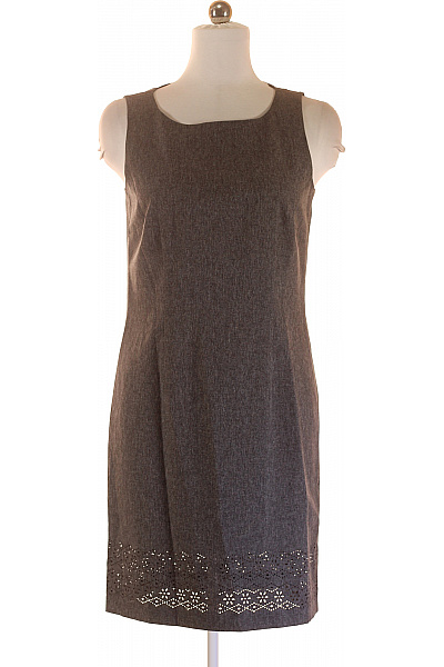 Pouzdrové šaty  Šaty Šedé Second hand Vel. 40 | APART | obrázek 2