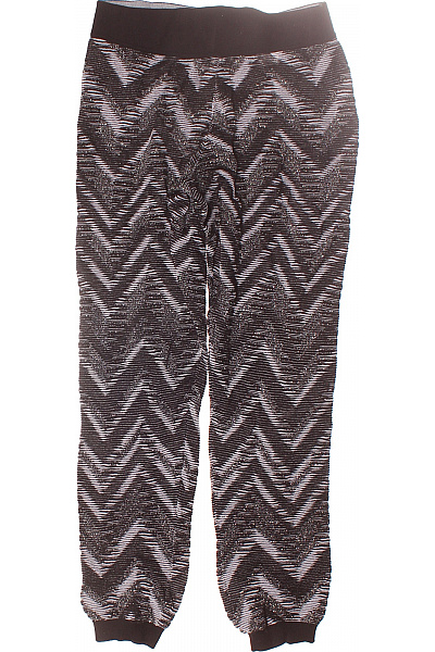 MISSONI Sportovní Dámské Kalhoty Černobílé Second Hand Vel. XL