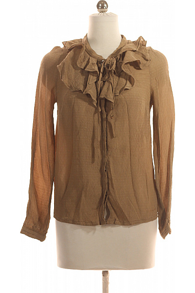 Pepe Jeans Dámská Košile Hedvábná Hnědá Vel. S