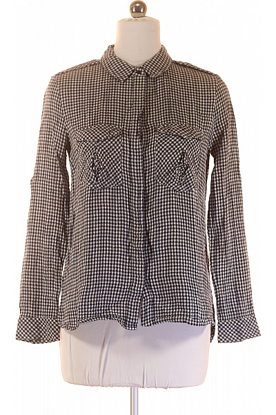 Dámská Košile Černobílá MANGO Vel. M